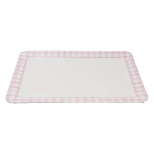 9" x 13" Pink & White Gingham Paper Trays, 2ct. by Celebrate It™